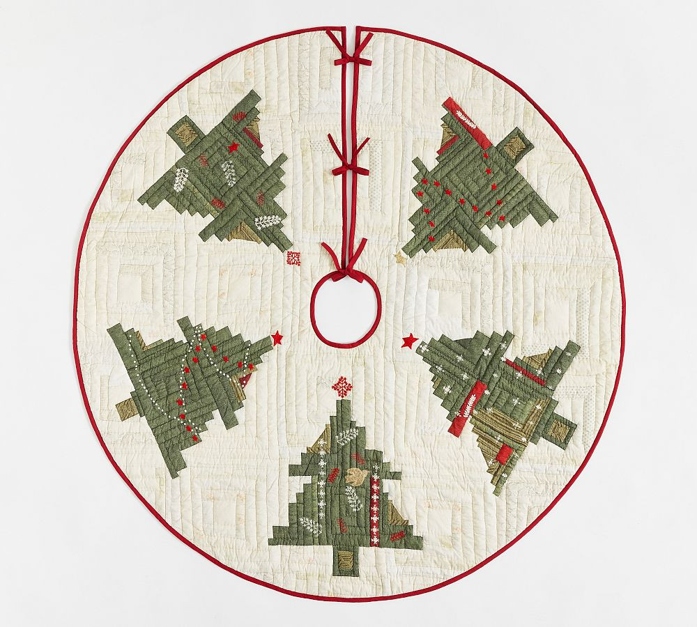 Arden Tree Quilted Treeskirt | Pottery Barn (US)