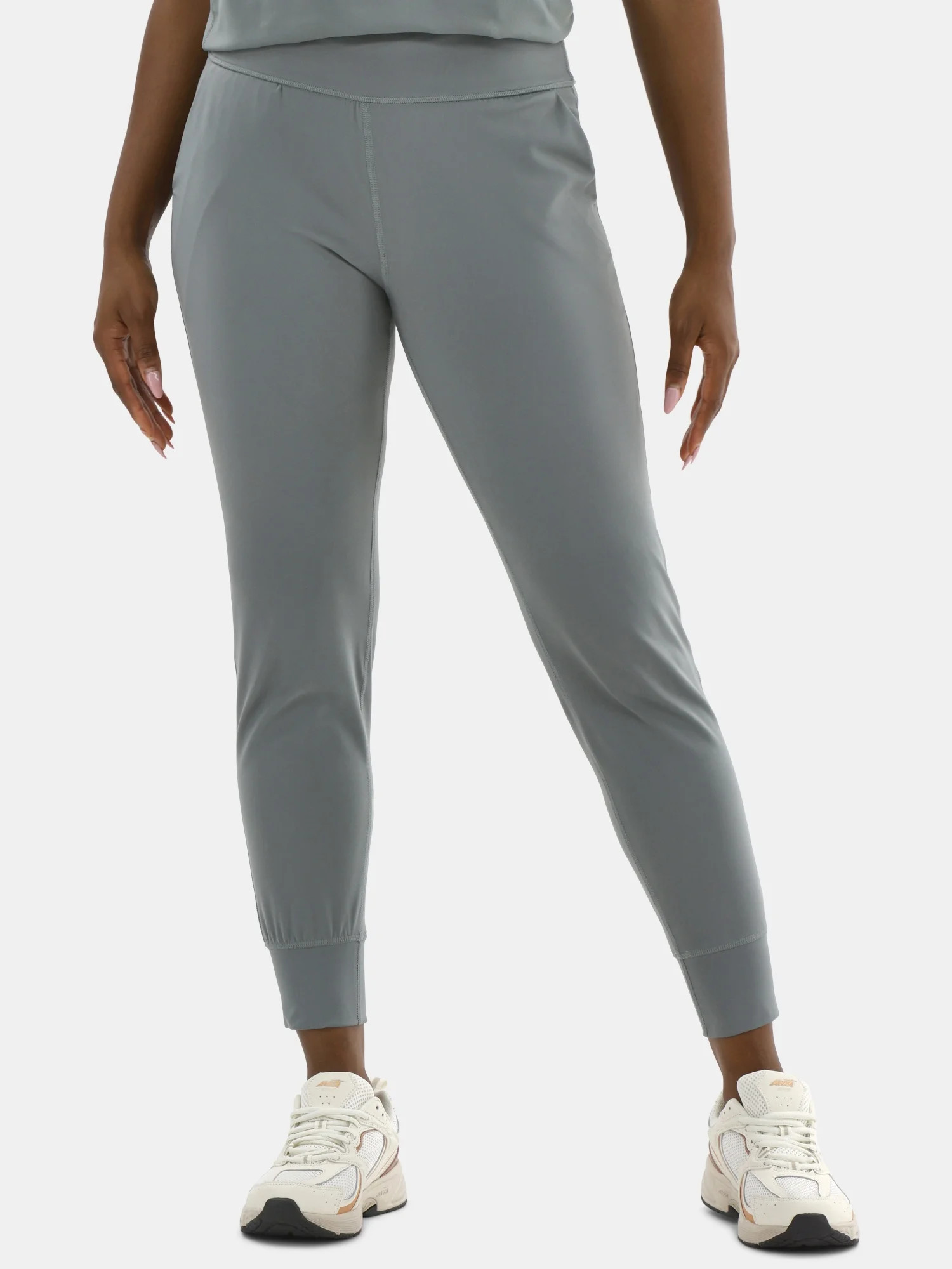 Avia Women's and Women's Plus SoftSculpt High-Rise Joggers with Side Pockets, Sizes XS-4X | Walmart (US)