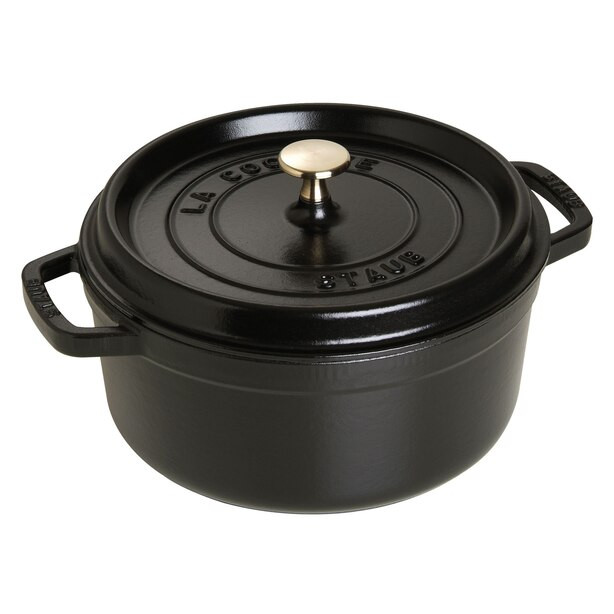 ROUND COCOTTE 3.8 L , BLACK | Indigo (CA)