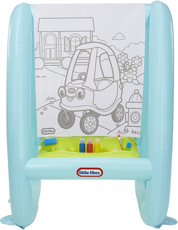 Little Tikes® 3-in-1 Paint & Play Backyard Easel Inflatable Outdoor Art with Accessories for Kid... | Amazon (US)