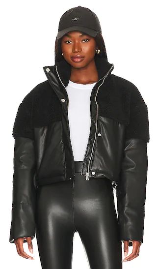 Oliver Faux Fur Jacket in Black | Revolve Clothing (Global)