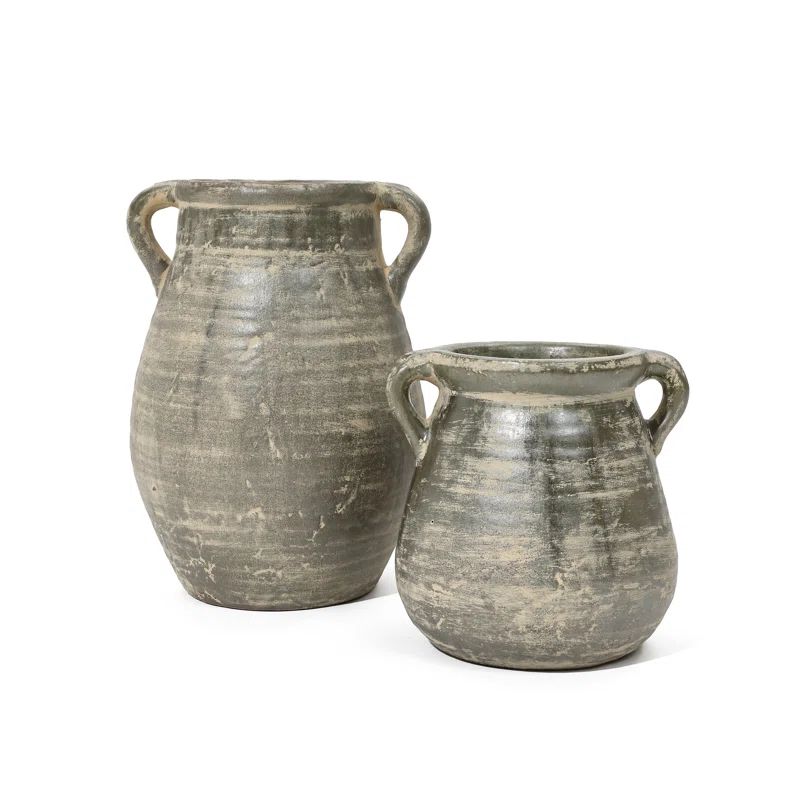 Marycarol Handmade Stoneware Table Vase (Set of 2) | Wayfair North America