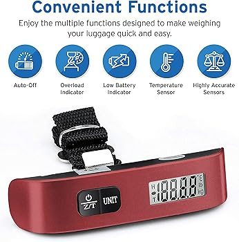 Etekcity Luggage Scale for Travel Essentials, Digital Suitcase Weight Scale with Hook, Portable H... | Amazon (US)