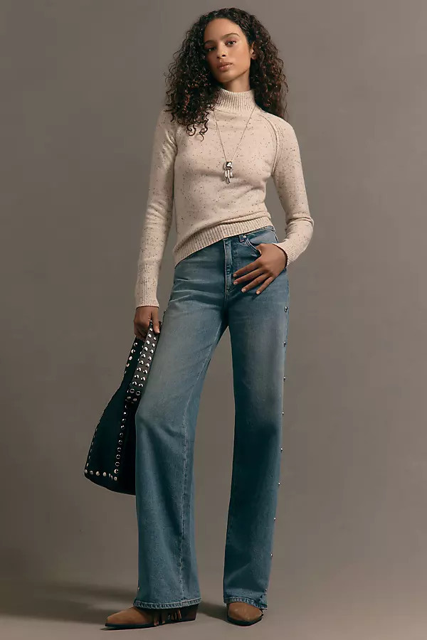 Sasha High-Rise Wide-Leg Jeans | Anthropologie (US)