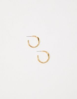 Aerie Sculptural Hoop Earrings | American Eagle Outfitters (US & CA)