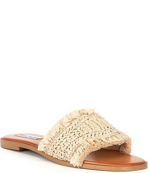 Lakeshore Raffia Slide Sandals | Dillard's