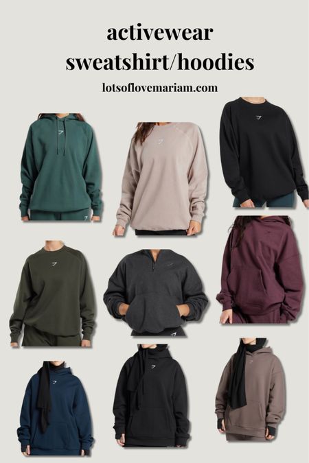 Oversized sweatshirts and hoodies 

Workout outfits, gym outfits, activewear, fitness

#LTKstyletip #LTKSeasonal #LTKfitness