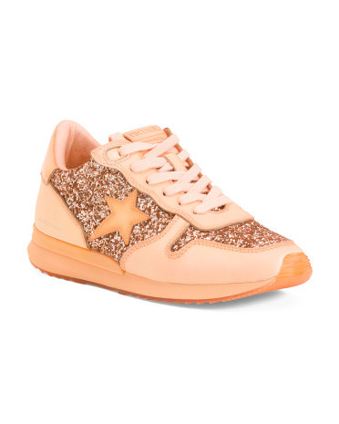 Leather Splendid Sneakers With Embellishments | TJ Maxx
