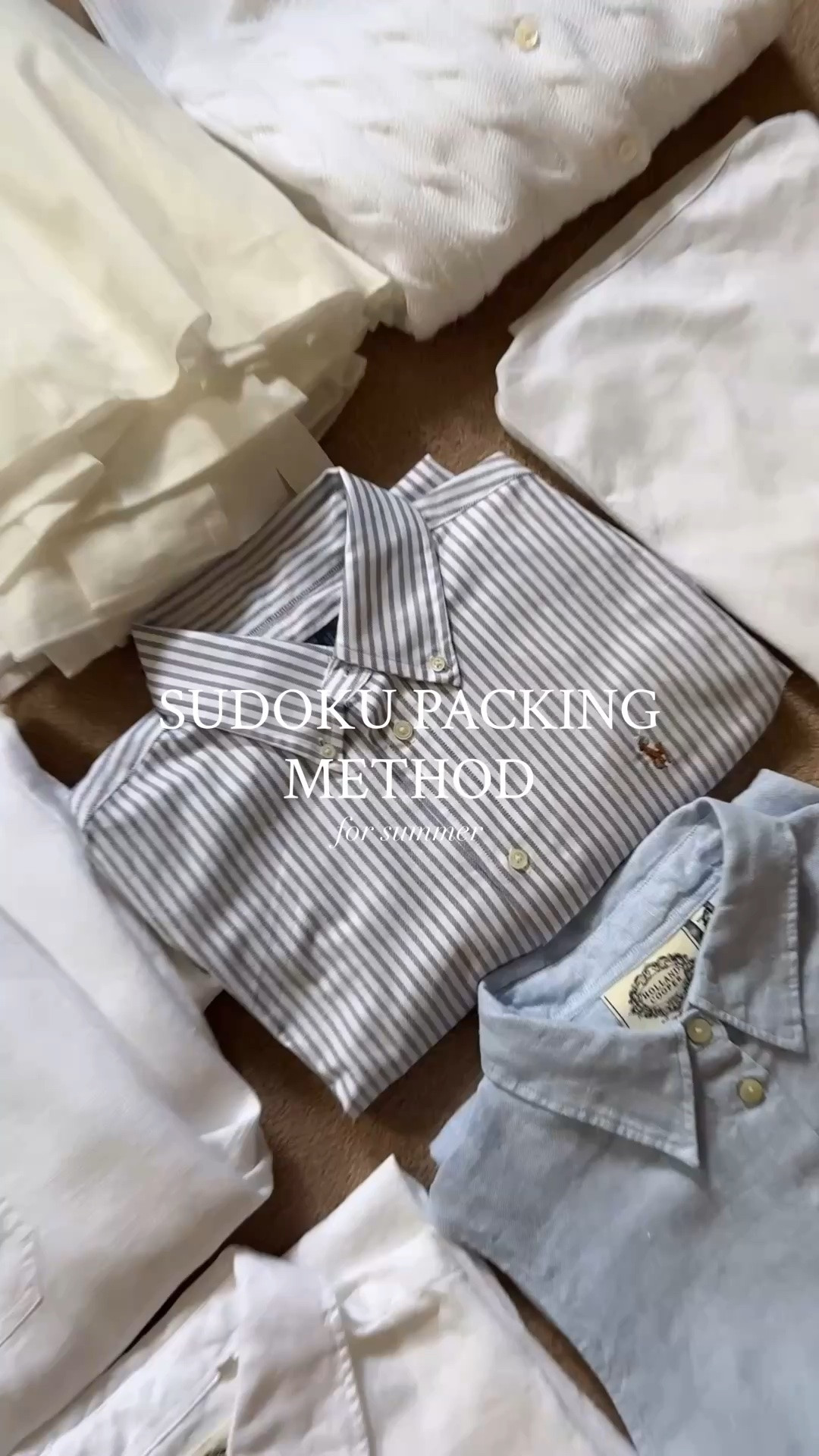 Sudoku packing method for summer 🌞

#LTKsummer #LTKtravel #LTKuk