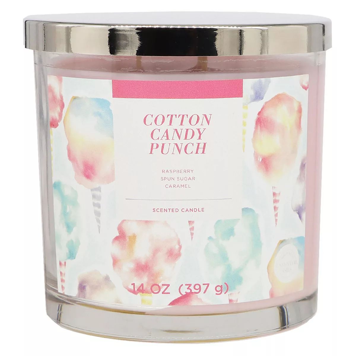 Sonoma Goods For Life® Cotton Candy Punch 14-oz. Single Pour Scented Candle Jar | Kohl's