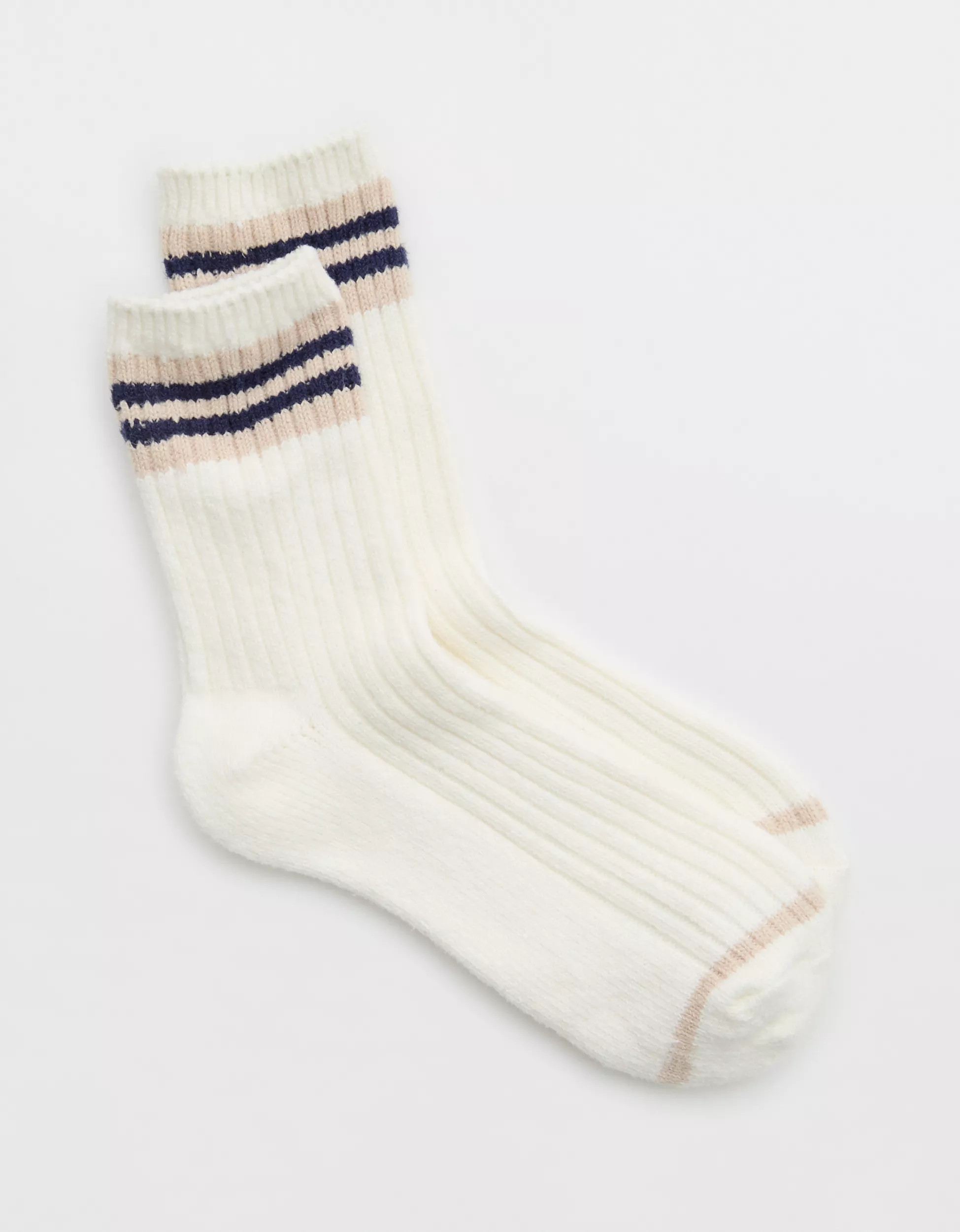 Aerie Everyday Striped Crew Socks | Aerie