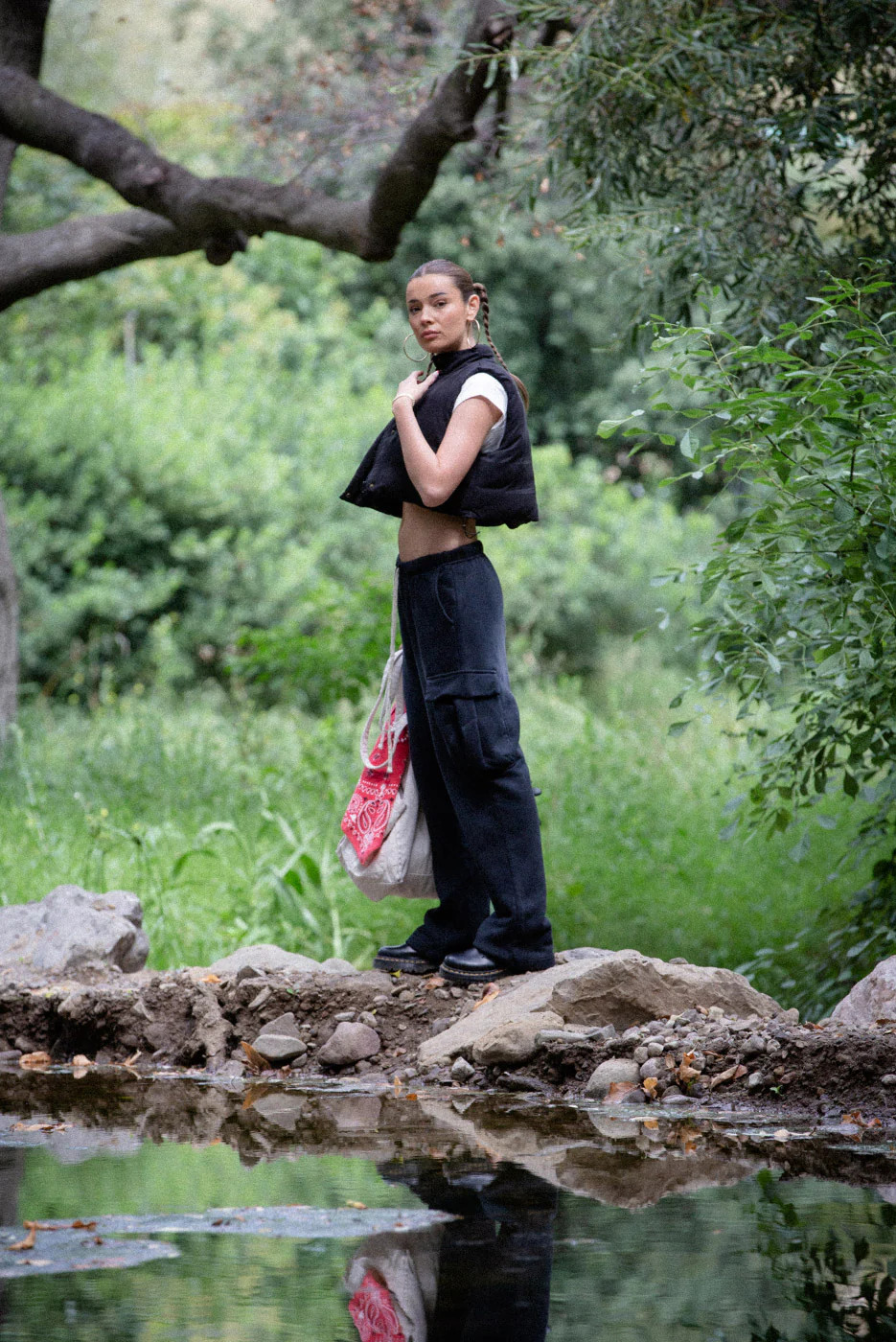 CROP PUFFER VEST | Elwood Clothing