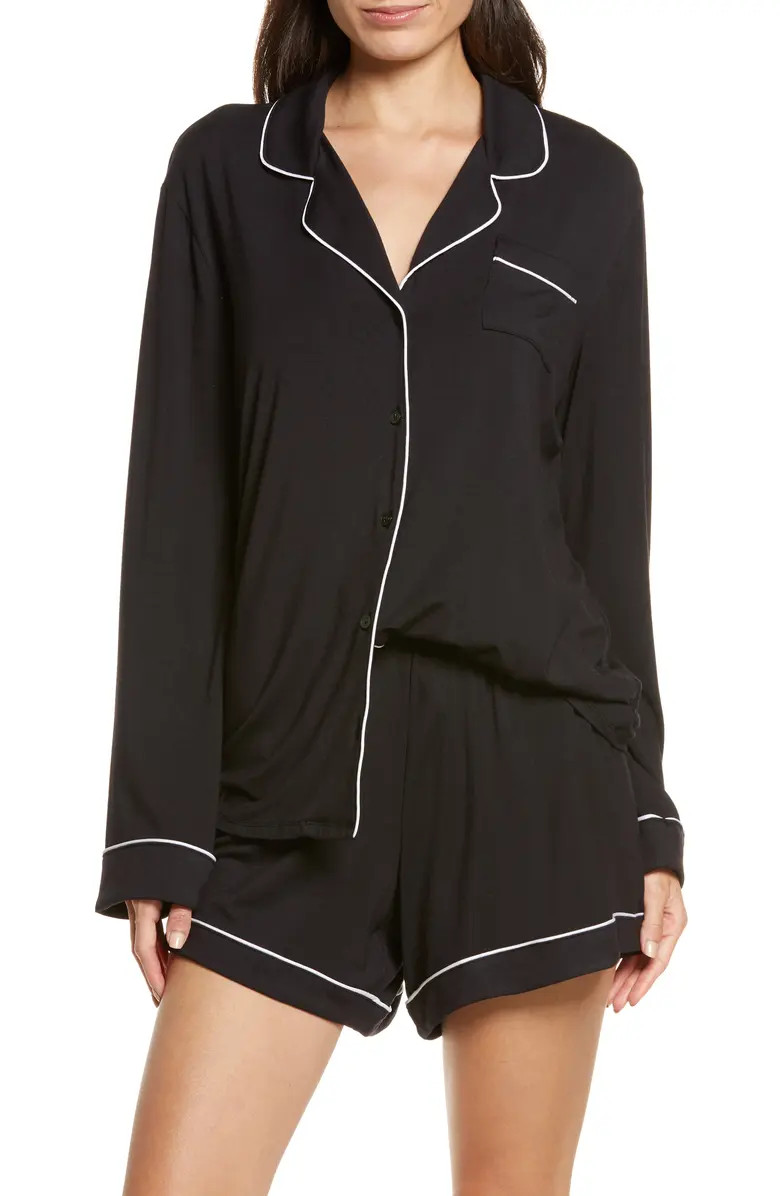 Nordstrom Moonlight Eco Long Sleeve Short Pajamas | Nordstrom | Nordstrom