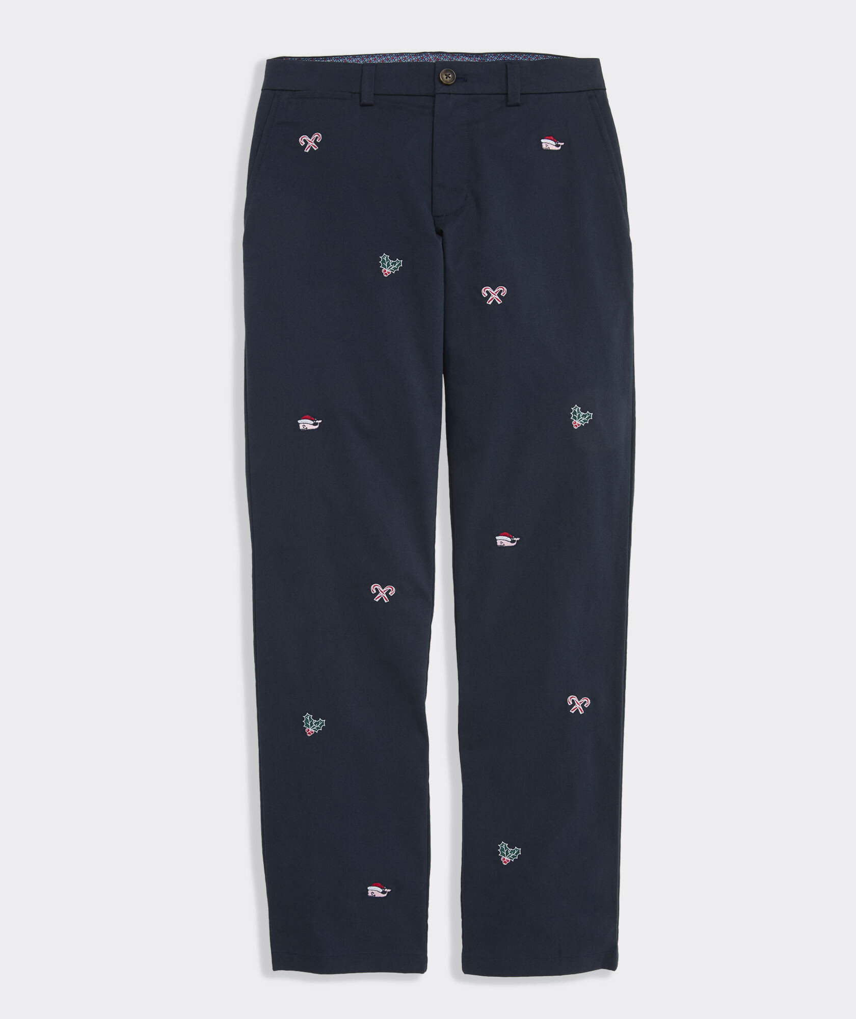 Holly Jolly Embroidered Breaker Pants | vineyard vines
