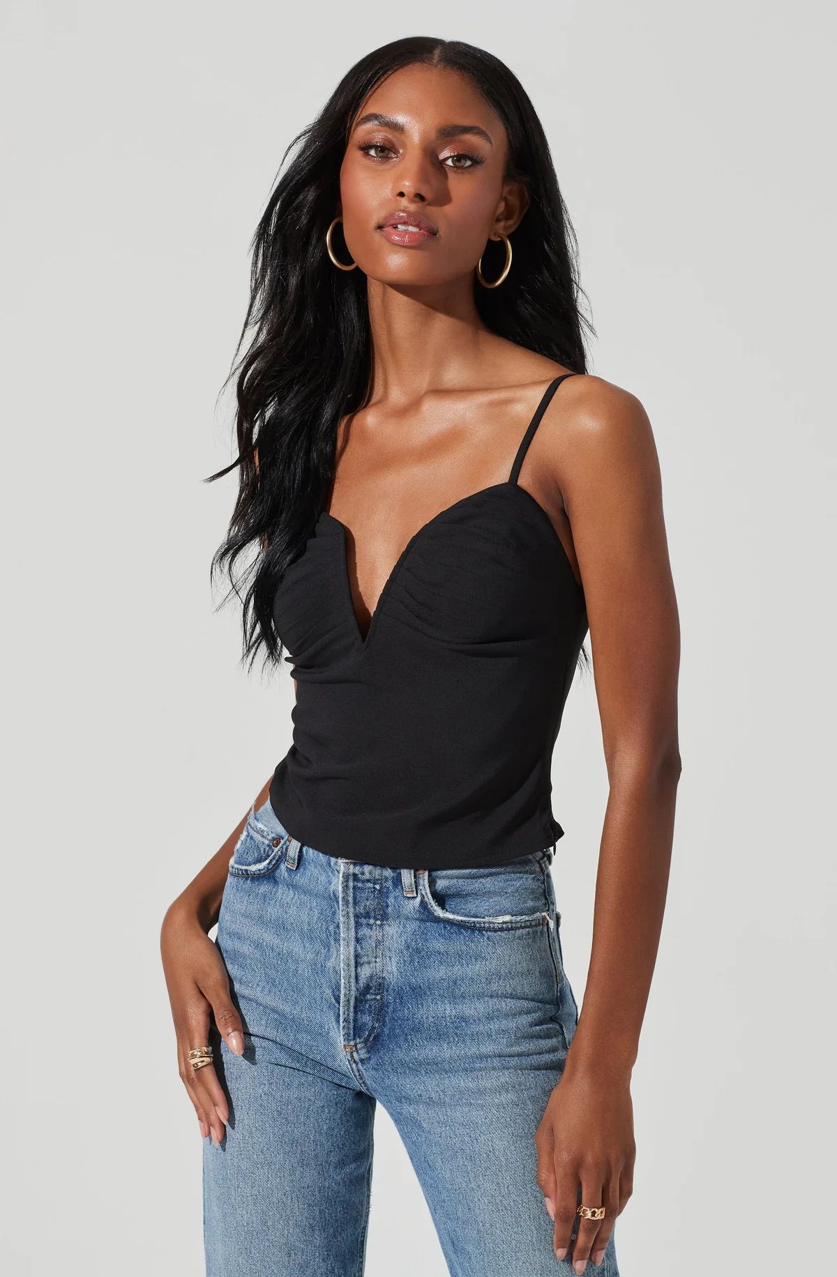 Ruched Bust Tank Top | ASTR The Label (US)