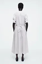 TIE-DETAIL MIDI DRESS | COS (US)