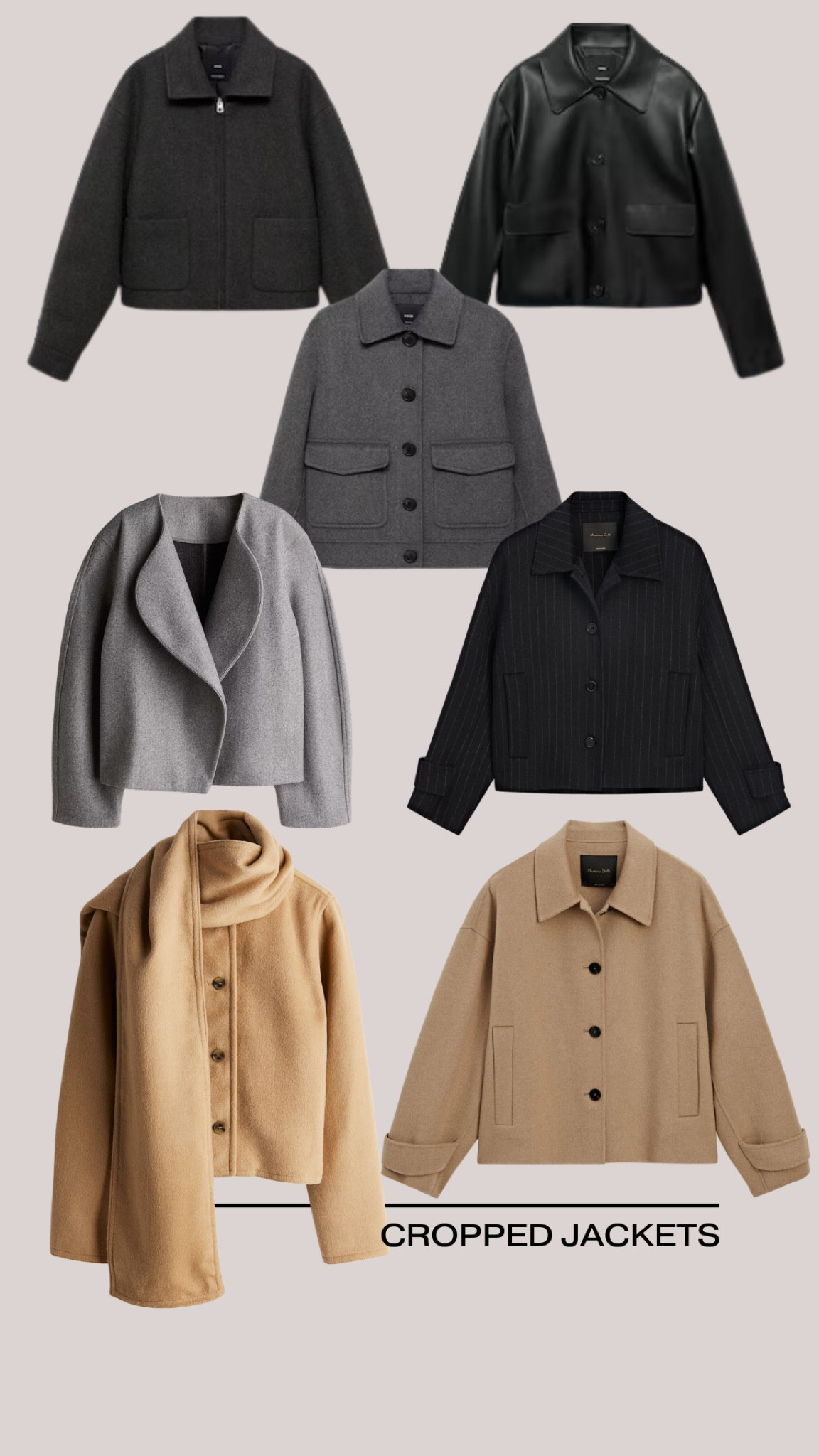 Cropped jackets

#LTKSeasonal #LTKStyleTip