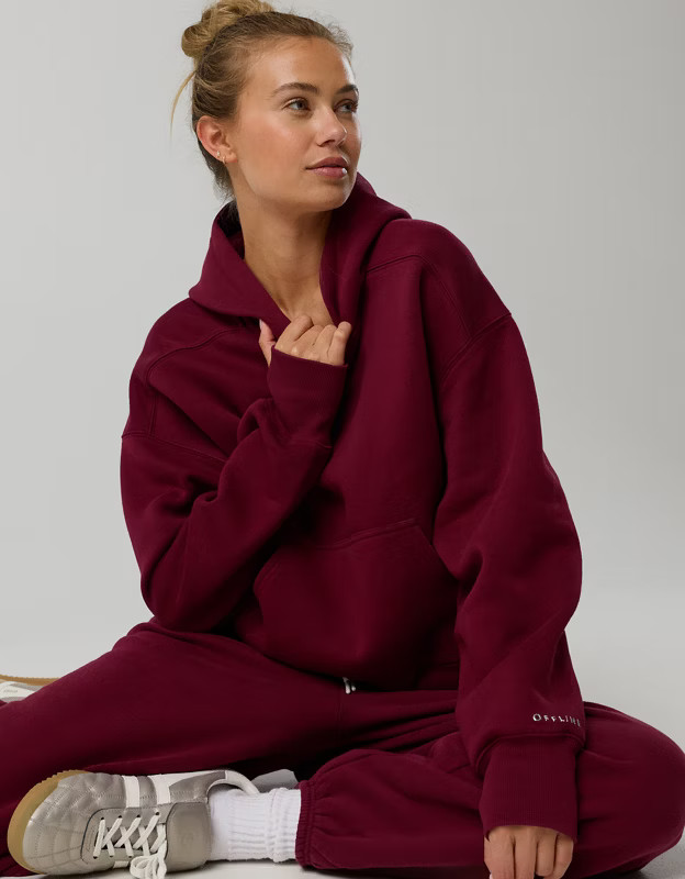 OFFLINE By Aerie Cloud Fleece Classic Length Hoodie | Aerie