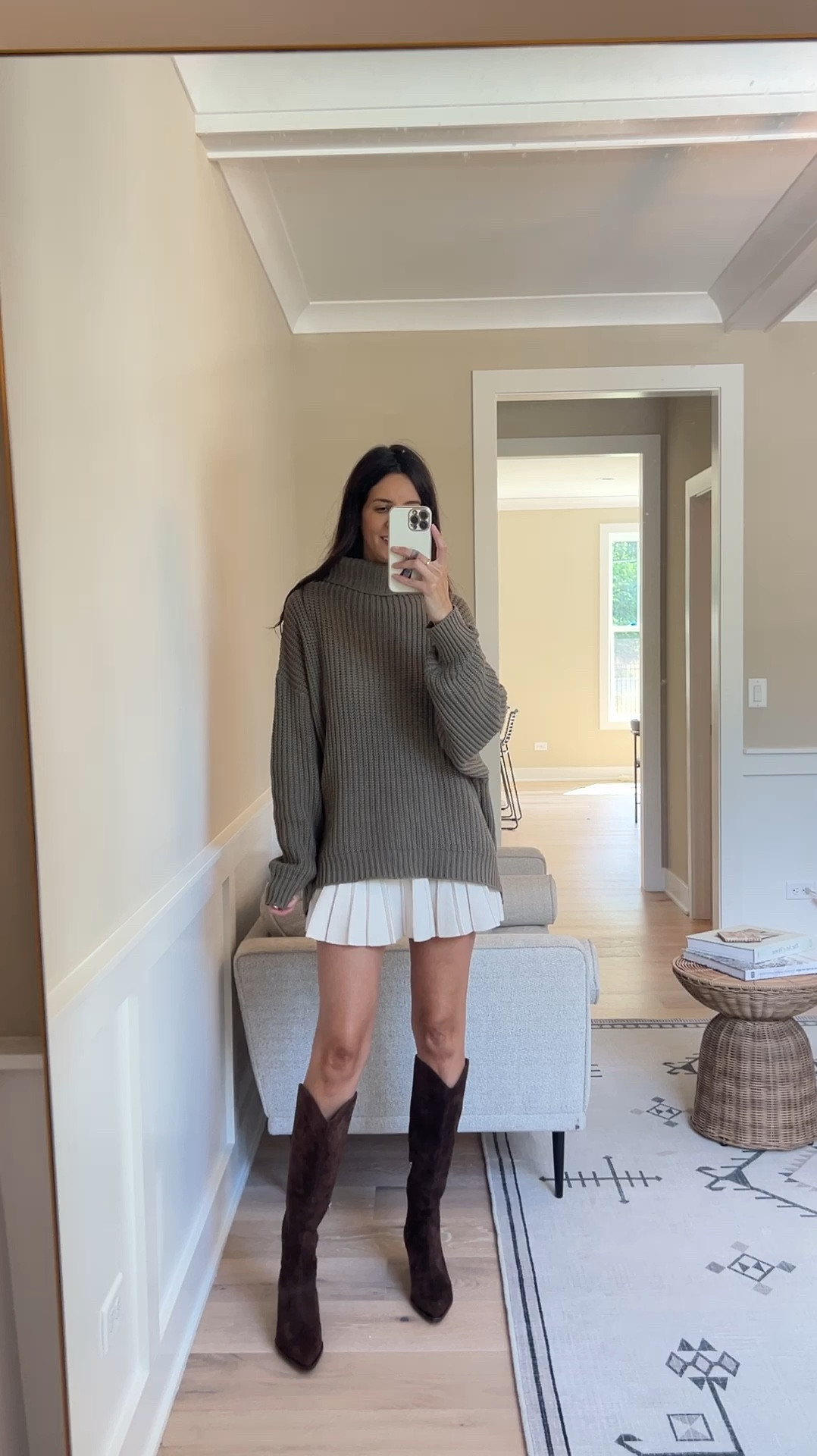 Wearing the small in the olive color    Free people sweater. Anniversary sale, Nordstrom sale , suede boots, brown boots 

#LTKSaleAlert #LTKxNSale #LTKFindsUnder100