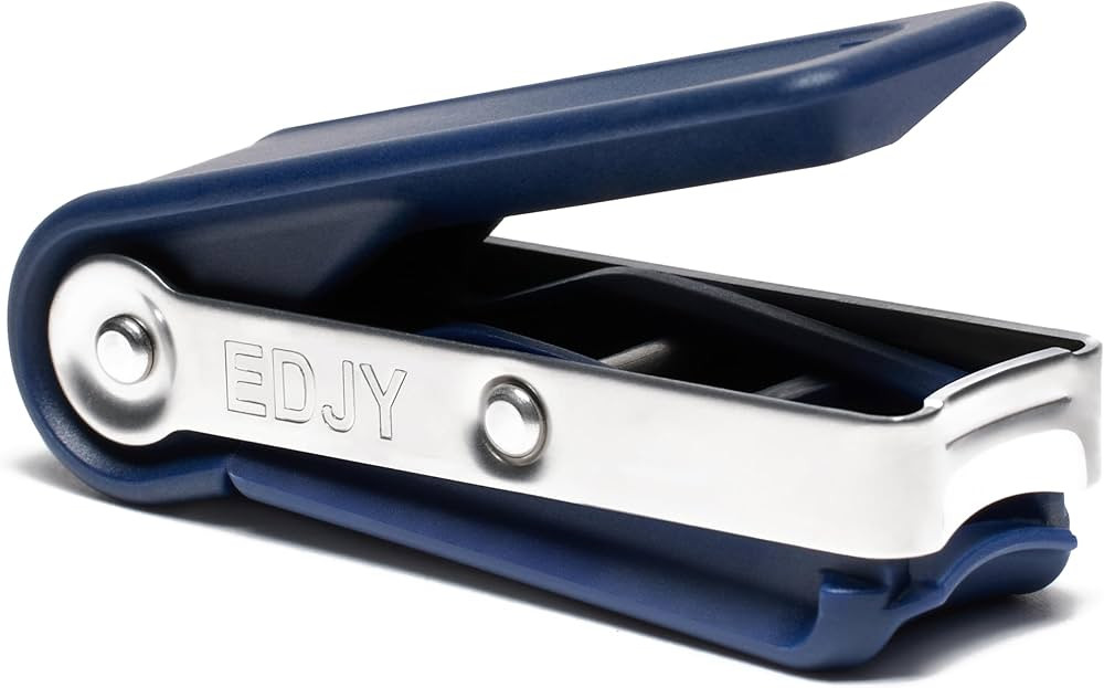 EDJY Fingernail Cutter - Precision Stainless Steel Nail Cutter for Fingernails | Sharp Blade, Erg... | Amazon (US)