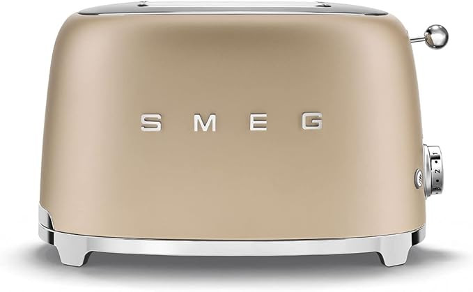 SMEG 2 Slice Retro Toaster (Matte Champagne) | Amazon (US)