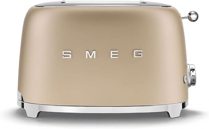 SMEG 2 Slice Retro Toaster (Matte Champagne) | Amazon (US)