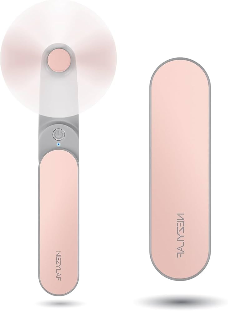 Nezylaf Handheld Mini Fan, 3 Speeds Rechargeable Travel Fan[9-15 Working Hours], Portable USB Sma... | Amazon (US)