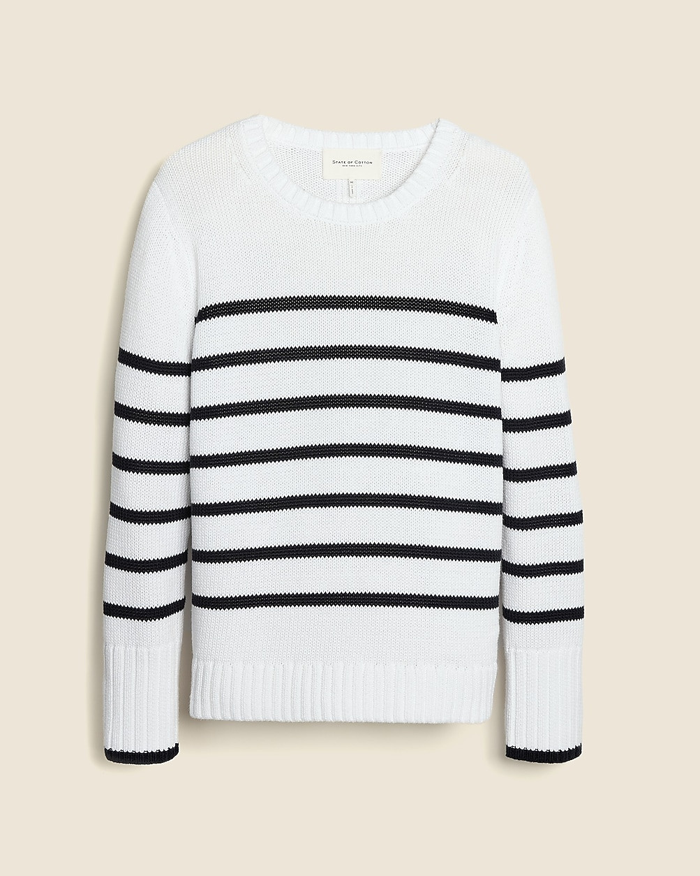 State of Cotton NYC Addison striped crewneck sweater | J. Crew US