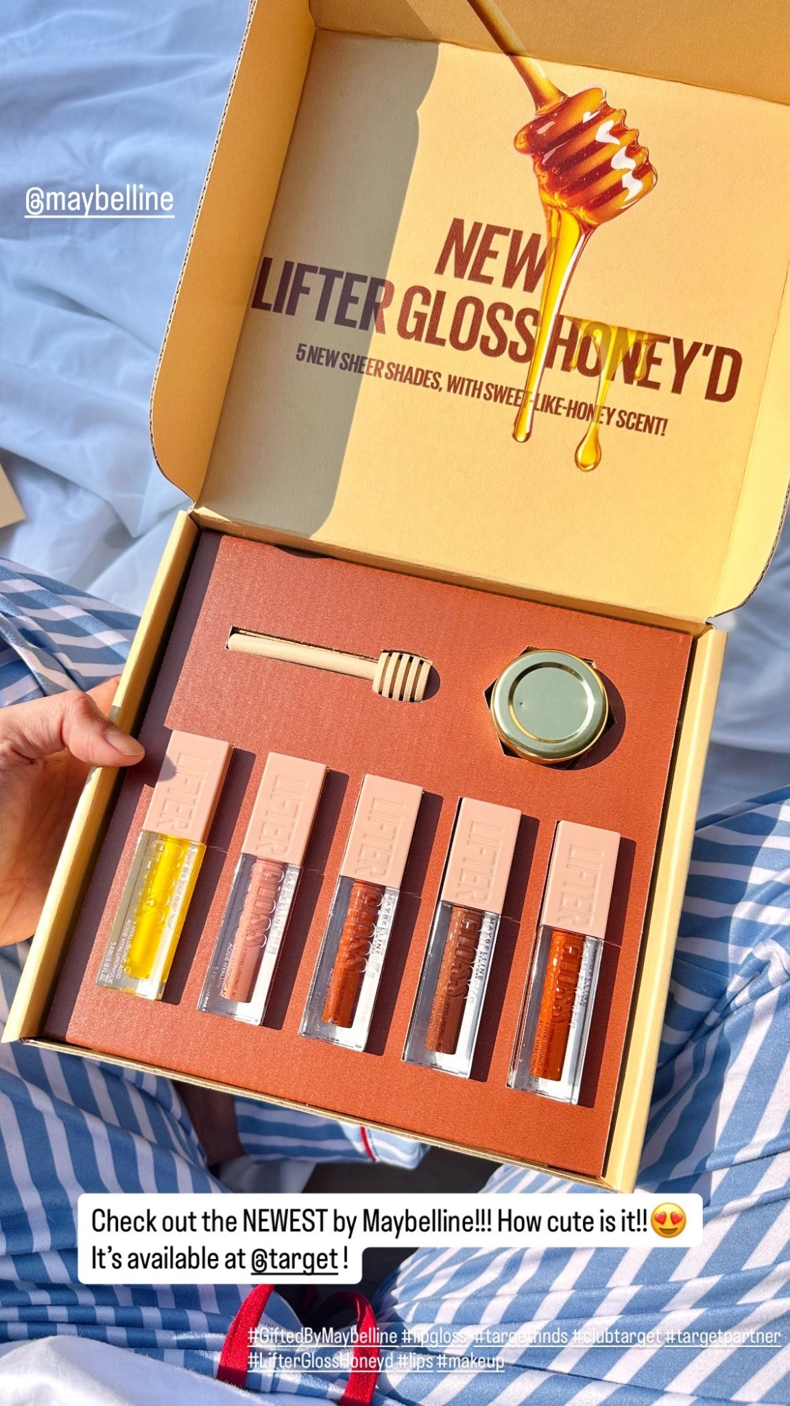 Hello honey!! ✨ 💕Loving the latest drop from Maybelline!

@maybelline ’s Lifter Gloss Honey’d with Hyaluronic Acid = hydration + shine in 5 shades!

✨Caramel
✨Honey
✨Maple
✨Toast
✨Toffee

Ready get some glassy shine ✨ and long-lasting hydration?

 #lipgloss
#LifterGlossHoneyd #lips #makeup #cosmetics #maybelline #lippie #lipgloss

#LTKFindsUnder100 #LTKFindsUnder50

#LTKBeauty #LTKU #LTKSaleAlert #LTKBeauty