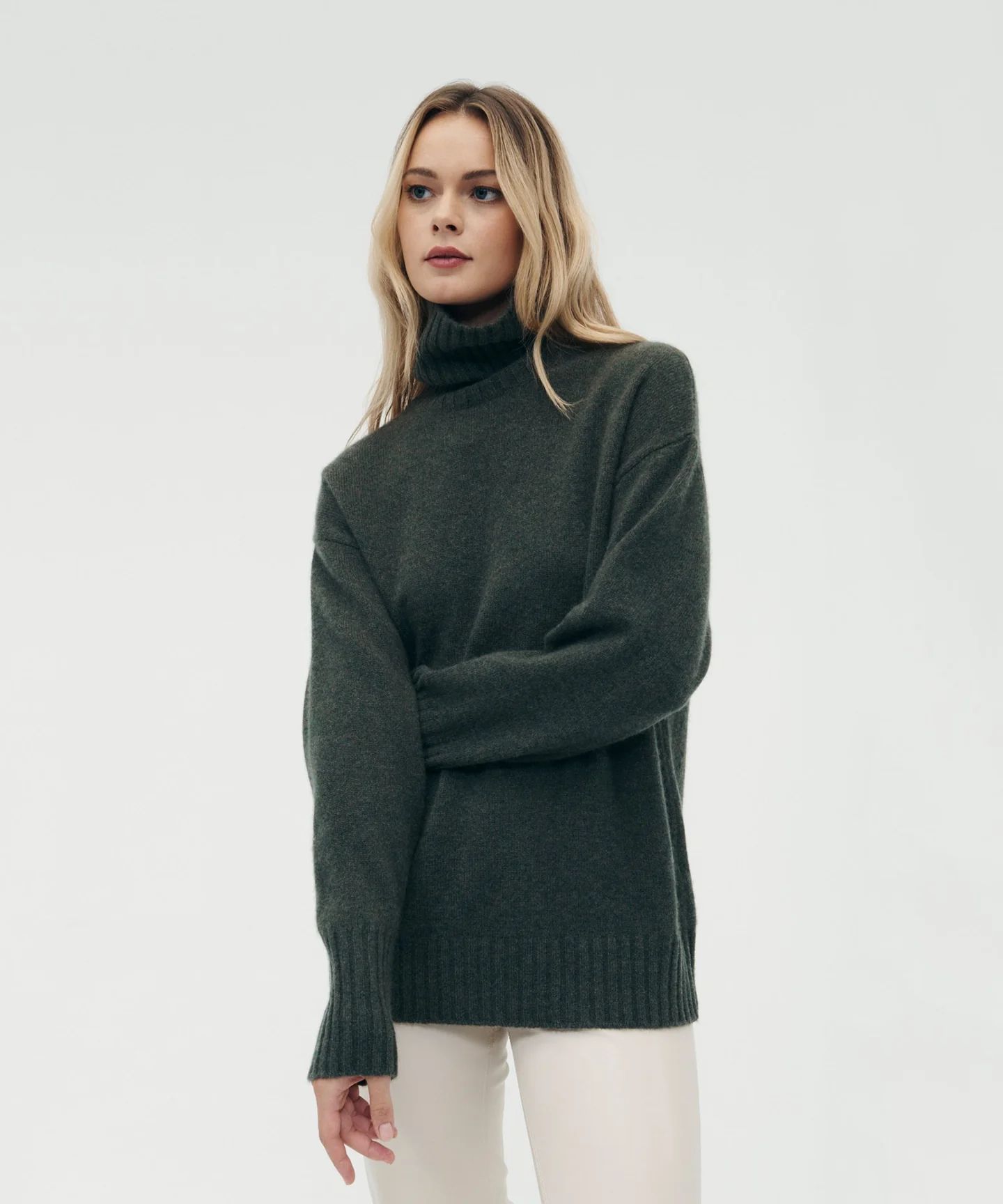 Luxe Cashmere Turtleneck Tunic | NAADAM