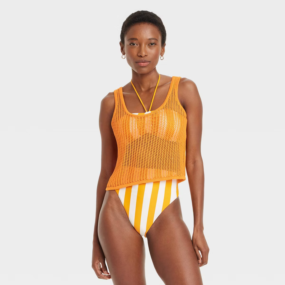 Women's Beach Bungalow Scoop Neck Sweater Tank Top - A New Day™ | Target