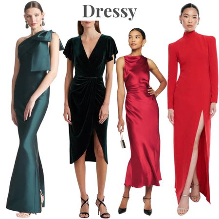 Looking for festive holiday outfits for dressy occasions? You’ve come to the right place! We found some elegant styles in red & green hues just for you! 

#LTKHoliday #LTKSeasonal #LTKstyletip