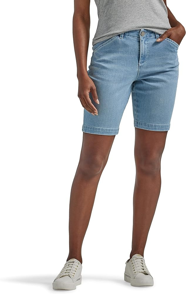 Lee Women's Legendary 9" Chino Bermuda Short | Amazon (US)