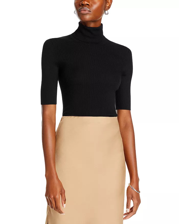 Leenda B Merino Wool Turtleneck Top | Bloomingdale's (US)