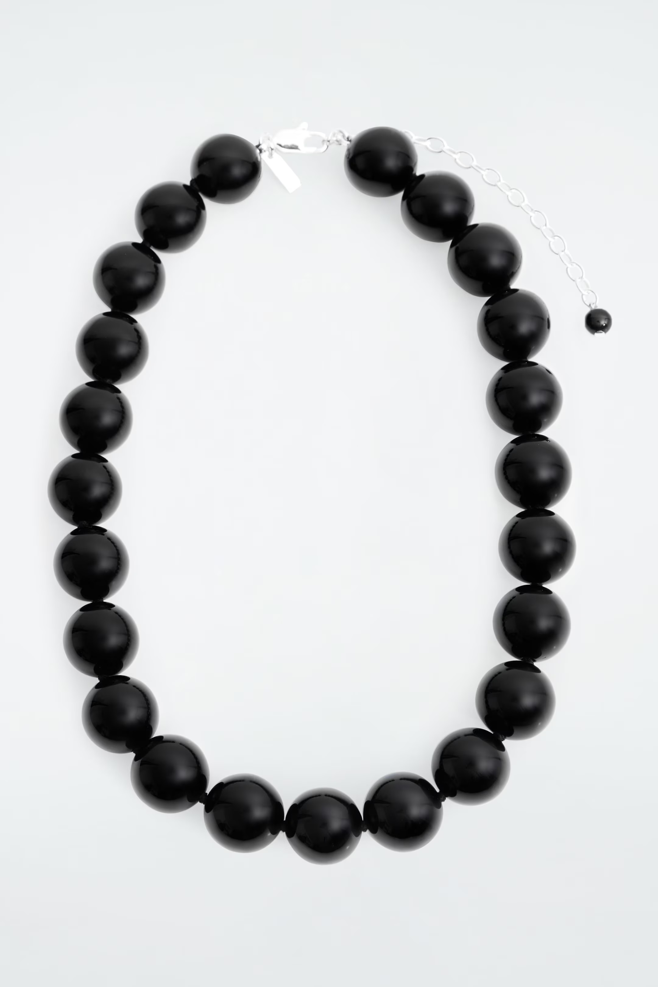 BEADED ONYX NECKLACE - BLACK | COS UK