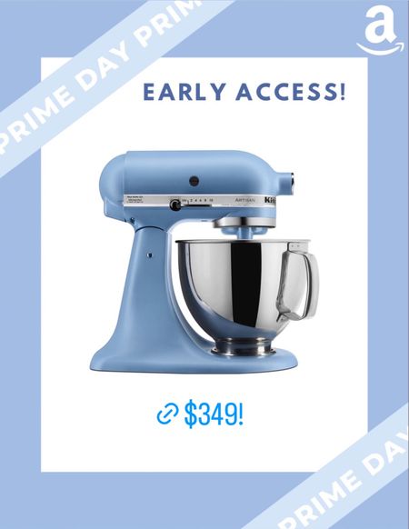 Amazon prime early access deal!! Kitchen Aid mixer now marked down to $349!

#LTKfamily #LTKsalealert #LTKhome