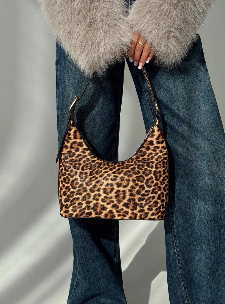 Glazier Shoulder Bag Leopard | Princess Polly US
