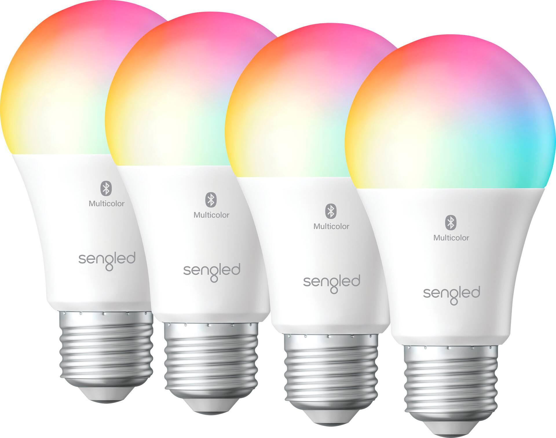 Sengled Smart A19 LED 60W Bulb Bluetooth Mesh Works with Amazon Alexa (4-Pack) Multicolor B11-N1E... | Best Buy U.S.