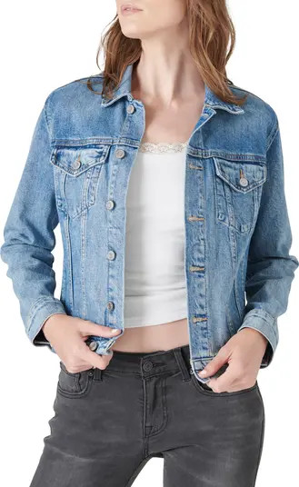 Lucky Brand Tombody Denim Trucker Jacket | Nordstrom | Nordstrom