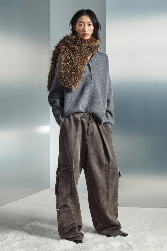 ZW COLLECTION BALLOON CARGO TROUSERS | Zara UK