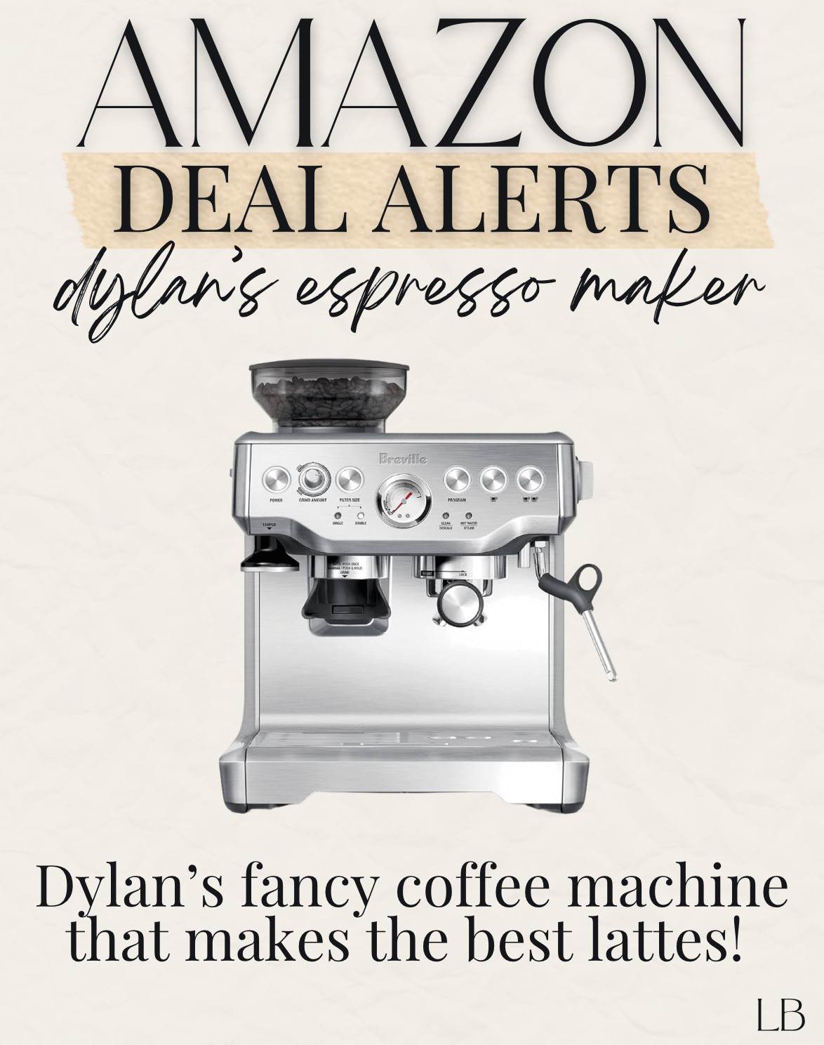 The best espresso machine is on sale for Prime Day! 

#LTKxPrimeDay #LTKHome #LTKSaleAlert