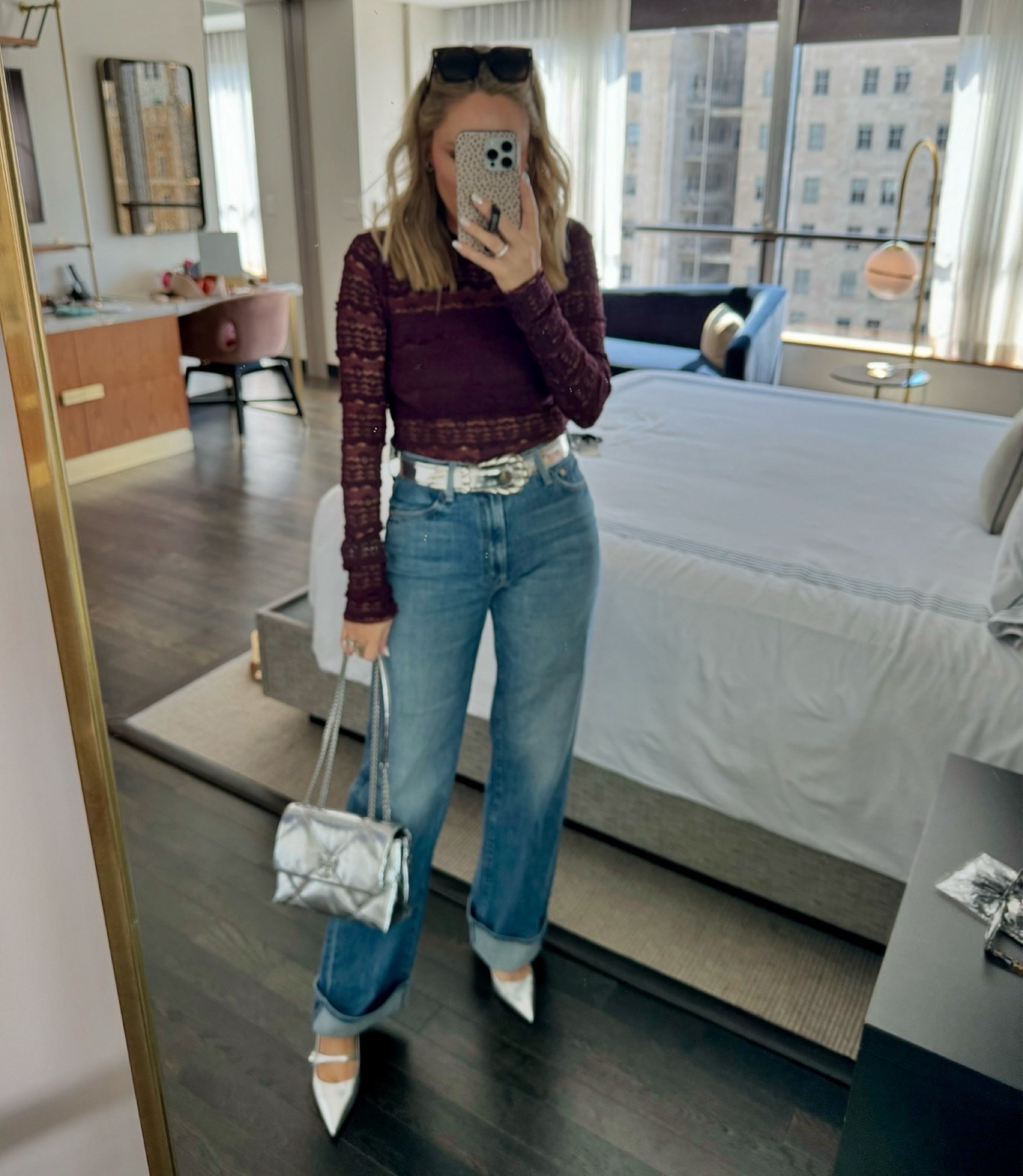 Date night outfit! Love adding metallic to any night outfit! 

#LTKOver40 #LTKStyleTip #LTKFindsUnder50