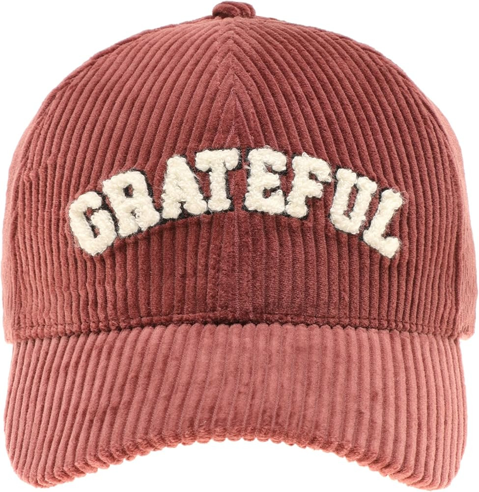 MIRMARU Women's 100% Cotton Corduroy Chenille 3D Patch Embroidered Adjustable Baseball Cap Hat | Amazon (US)