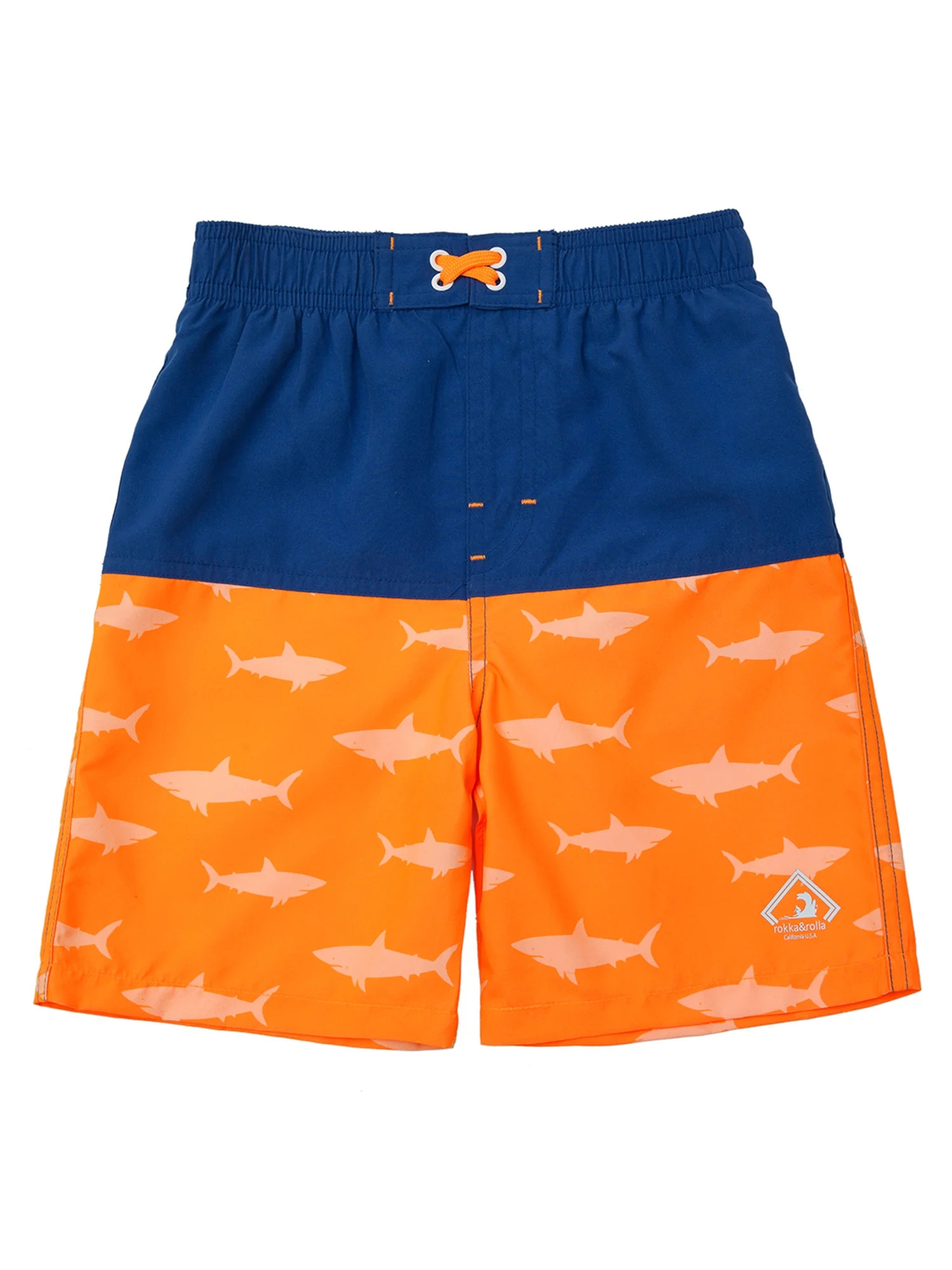 Rokka&Rolla Toddler Boys' Swim Trunks with Mesh Liner Baby Swimwear, UPF 50+ Sizes 2T-5T - Walmar... | Walmart (US)