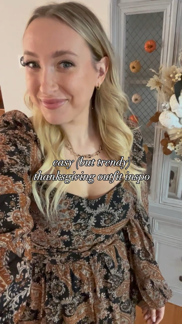Easy but trendy Thanksgiving outfit formula: cute dress (I rented this one from FashionPass) and pair with these Amazon western boots and a fun necklace  

#LTKshoecrush #LTKfindsunder100 #LTKHoliday