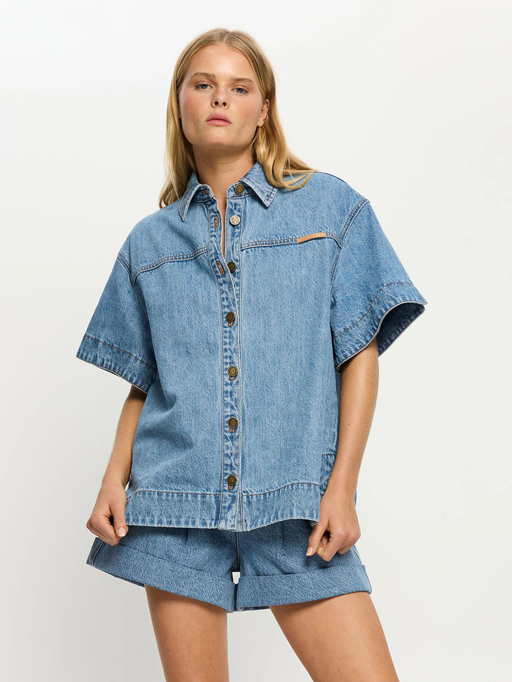 Marla Denim Shirt | Kivari (Global minus AU/NZ)
