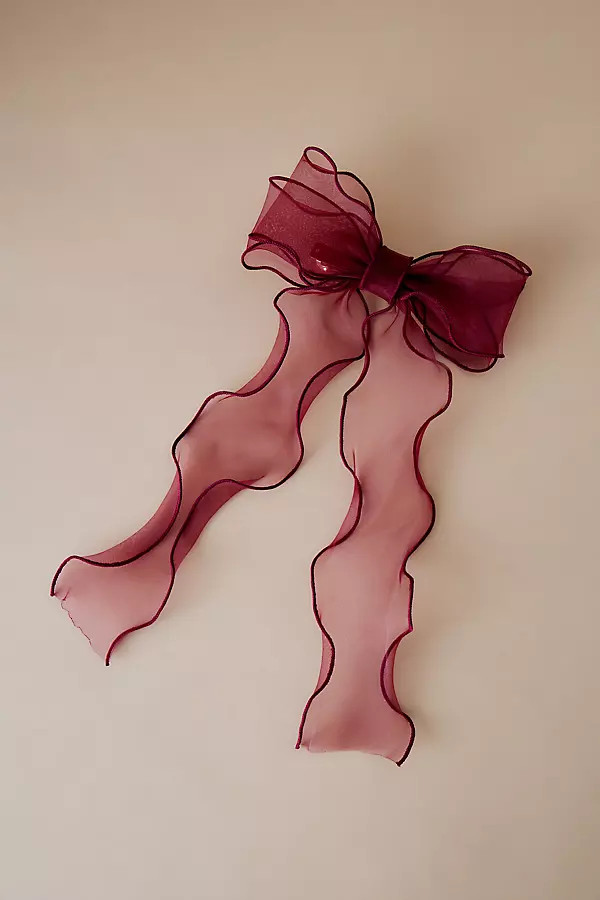 Extra-Large Organza Hair Bow | Anthropologie (UK)