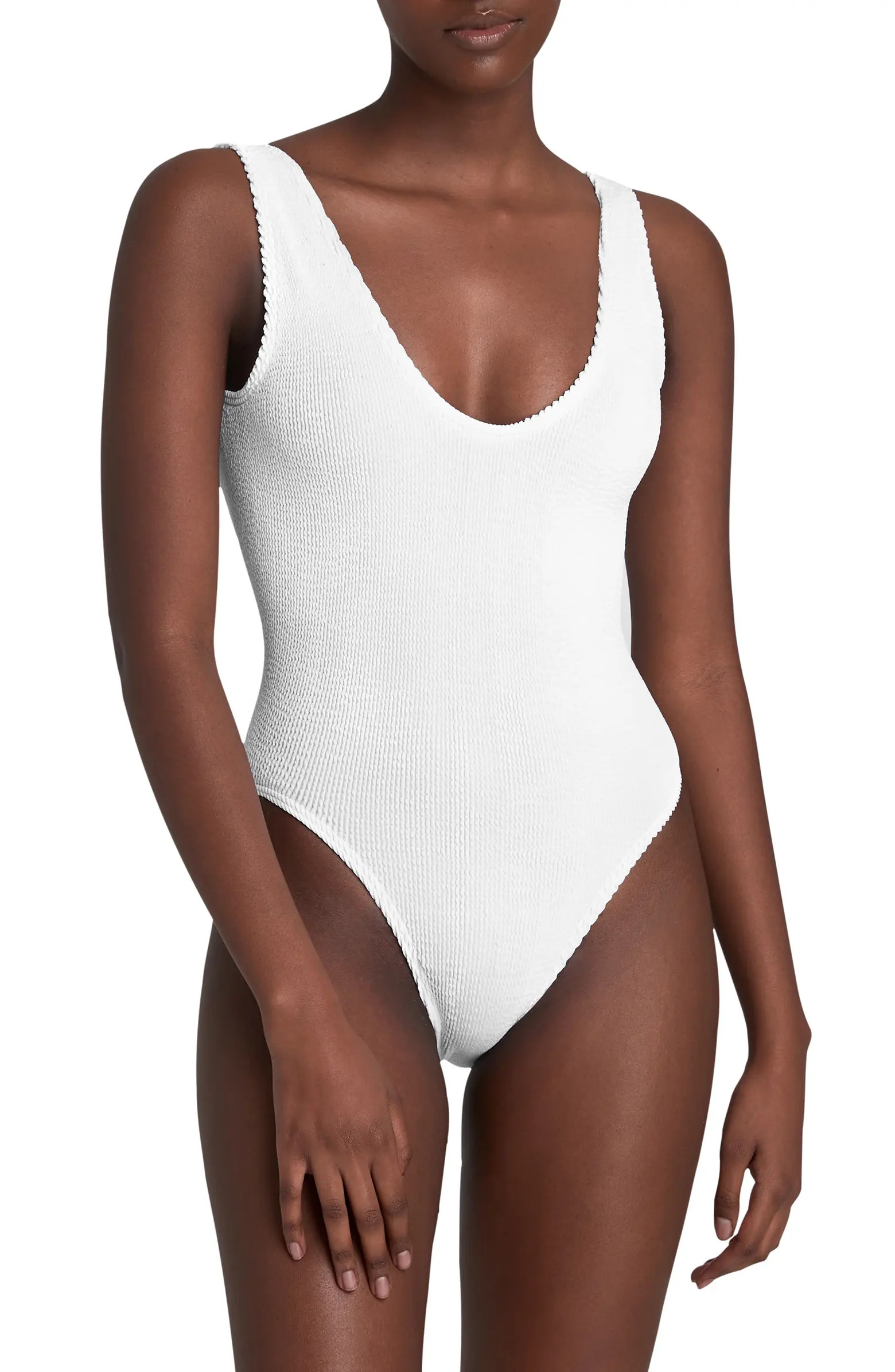 The Mara Ribbed One-Piece Swimsuit | Nordstrom