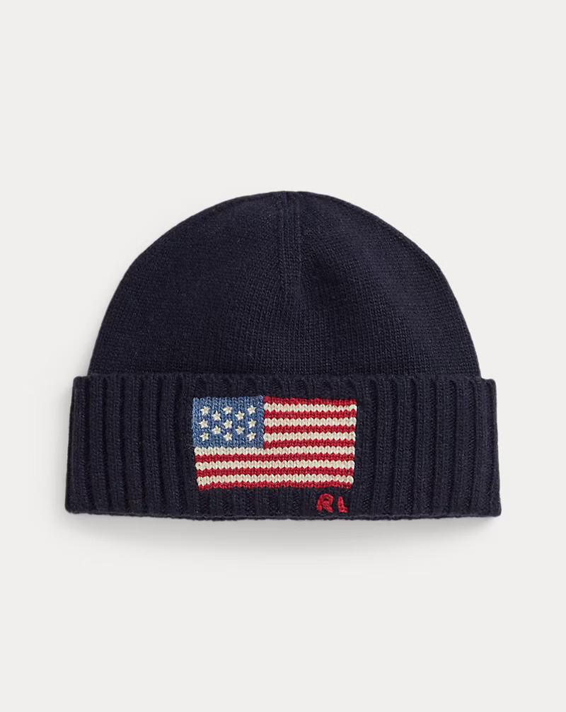 Flag-Intarsia Wool-Blend Beanie | Ralph Lauren (UK)