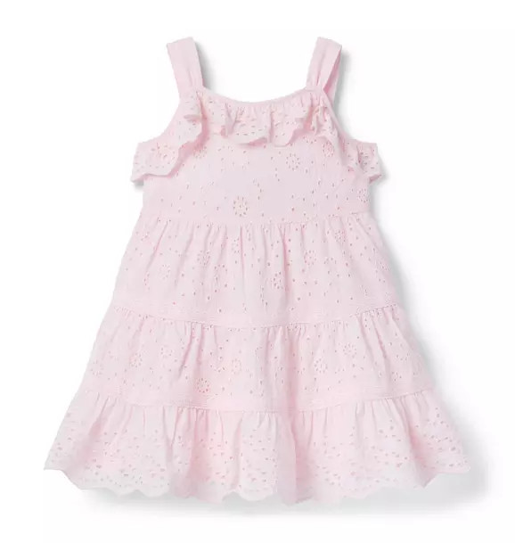 Eyelet Tiered Party Dress | Janie and Jack